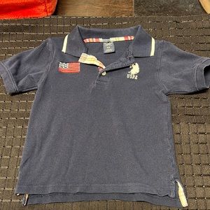 U.S. Polo Blue Boys Short Sleeve Shirt